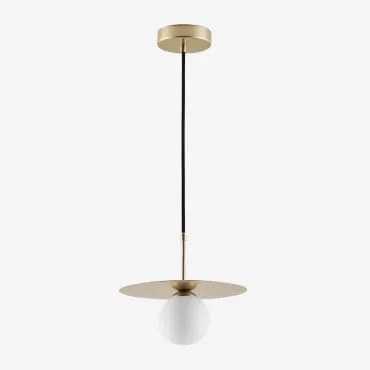 Hanglamp Met Kristallen Bol Jorien Goud - Sklum