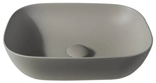 By Goof Waskom - opbouw - 46x12.2x34cm - Solid surface - Ovaal - Mat Greige JBS6353