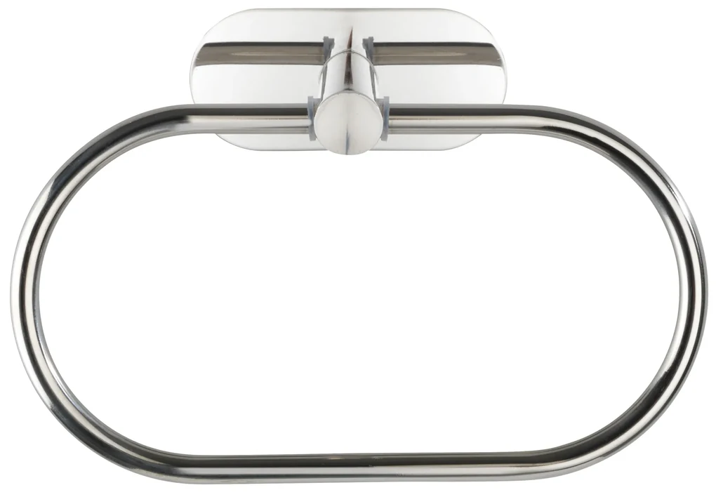 Wenko Orea turbo-loc handdoekring RVS glans