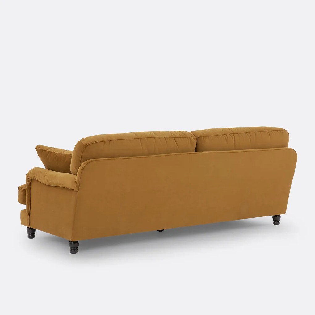 3 of 4-zitsbank van mêlée polyester, Noon
