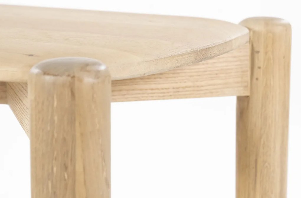 Design Wandtafel Licht Eiken Hout - 130 X 40cm.