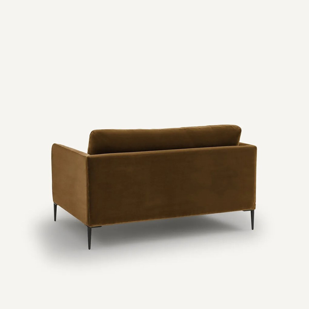 Fluwelen 2-zitsbank, Oscar-design E. Gallina