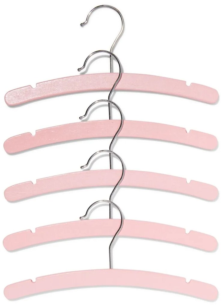 HEMA Baby Kledinghangers Roze - 5 Stuks (roze)