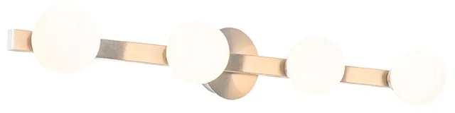 Buitenlamp Moderne plafondlamp staal IP44 4-lichts - Cederic Modern G9 IP44 Buitenverlichting