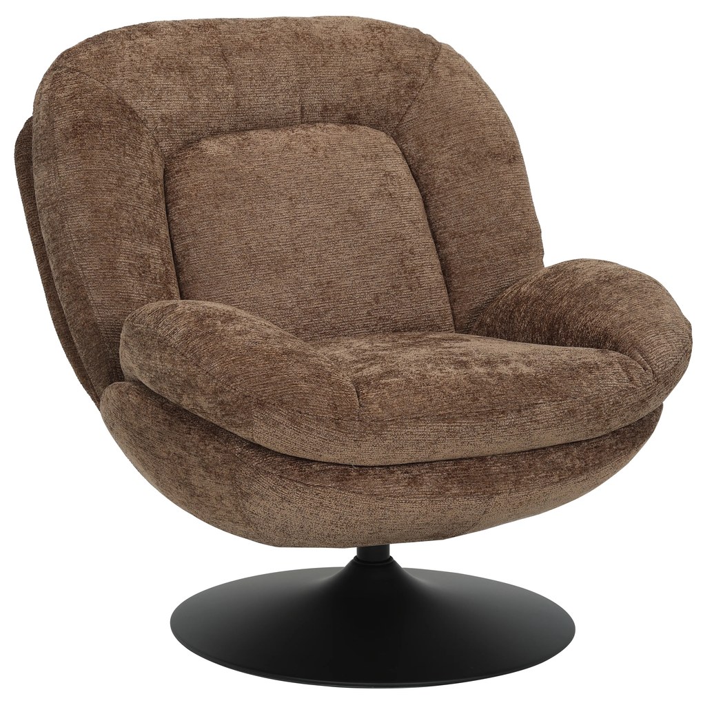 Draaibare Fauteuil Modern Bruin