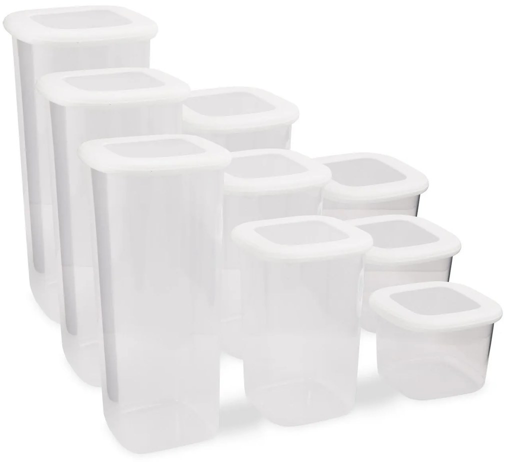 Set van 9 bewaarbakjes Kara combi | Heritage
