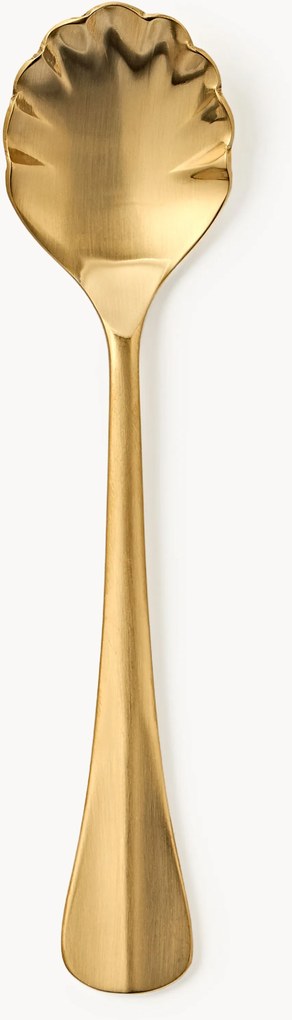 Mat geborstelde theelepels Ondine, 4-delig