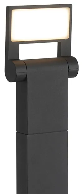 Moderne buitenpaaltje antraciet 60 cm incl. LED IP54 - Zane Modern IP54 Buitenverlichting