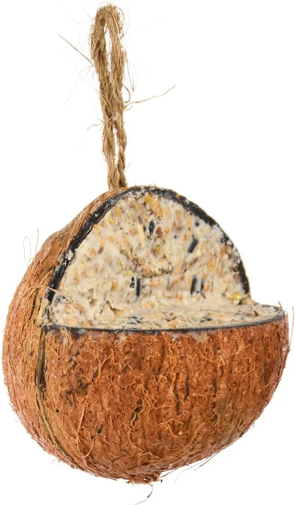 Esschert Design gevulde kokosnoot - LxBxH: 9,6x9,8x10,5cm