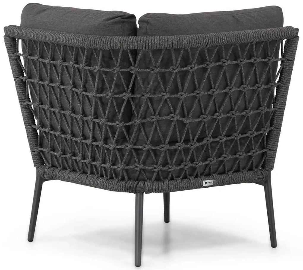 Hoek loungeset 5 personen Rope Grijs Coco Dalice/Pacific