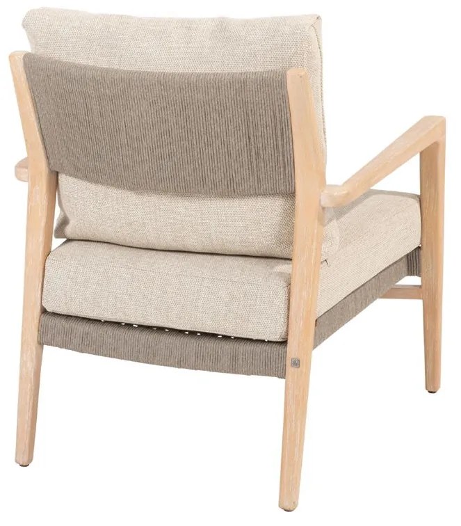 4 Seasons Outdoor Julia low dining chair3 Tuinstoel beige weerbestendig