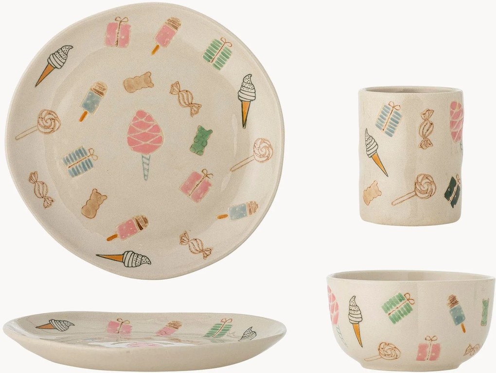 Kinderserviesset Sweets, 3-delig