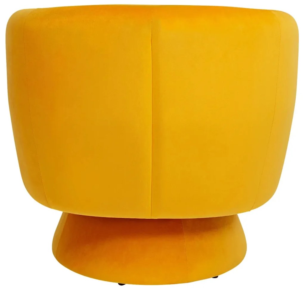 Kare Design Orion Yellow Draaibare Fauteuil Velvet