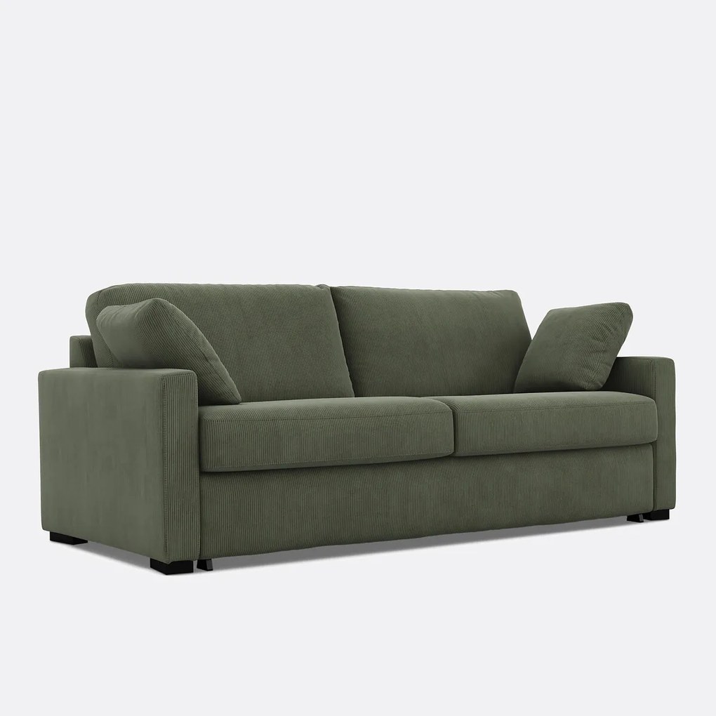 Slaapbank van fijn ribfluweel, Bultex, Timor
