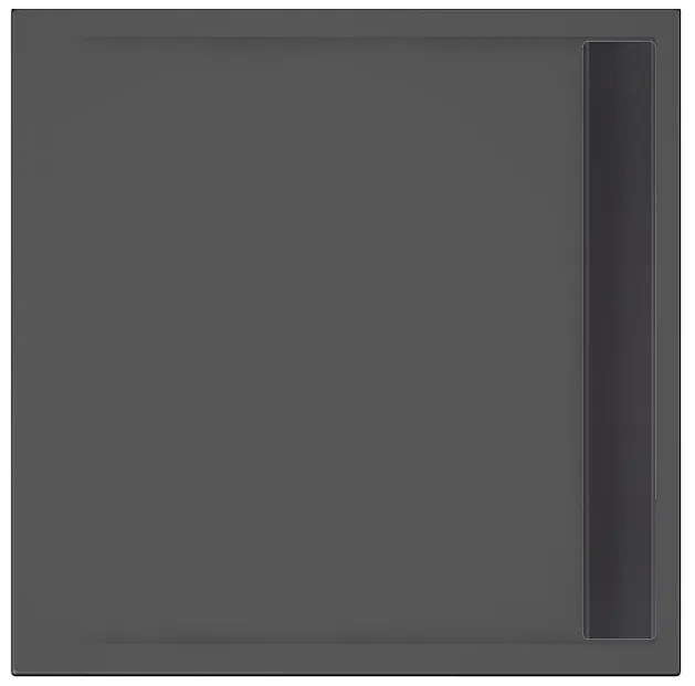 Xenz Easy-Tray douchebak 90x80x5cm zwart mat