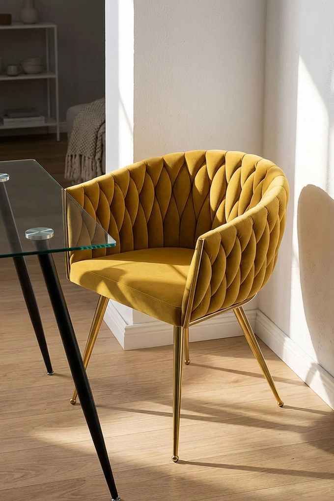 Widny Stoel Van Gouden Fluweel