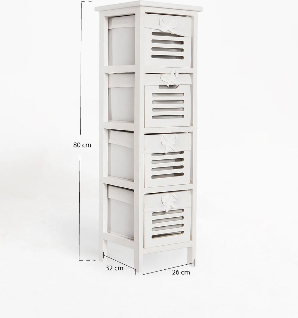 Kirota smalle ladekast 4 laden