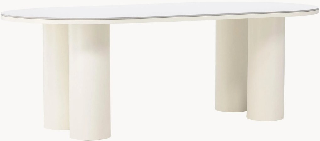 Ovale eettafel Havstenssund, 220 x 110 cm