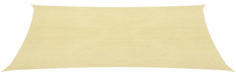 vidaXL Zonnezeil 160 g/m² 2,5x3,5 m HDPE beige