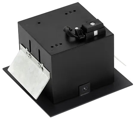 Moderne inbouwspot zwart verstelbaar - Oneon 70