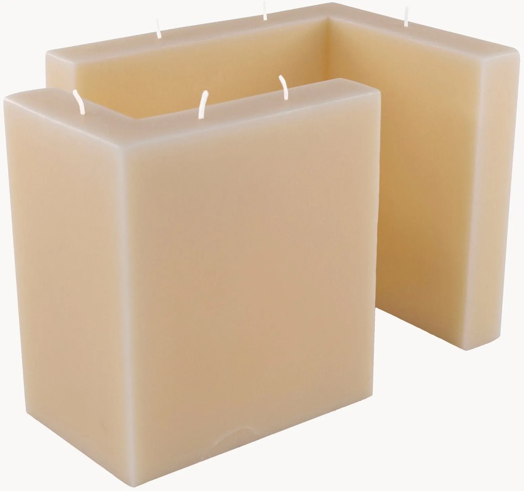 Handgemaakte kaarsen X-Lulu, 2-delig