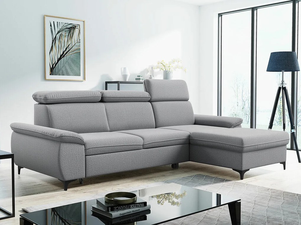 Hoekbank Temple 117, Aanwezig, Aanwezig, 278x175x86cm, 122 kg, Poten: Metaal