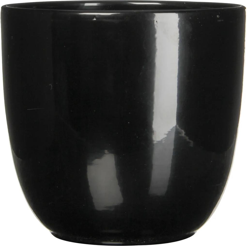 Bloempot Pot rond es/24 tusca 25 x 28 cm zwart Mica
