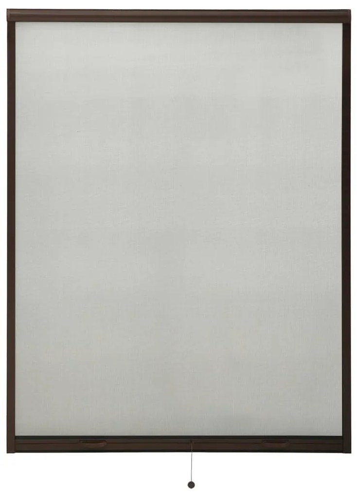 vidaXL Raamhor oprolbaar 120x170 cm bruin