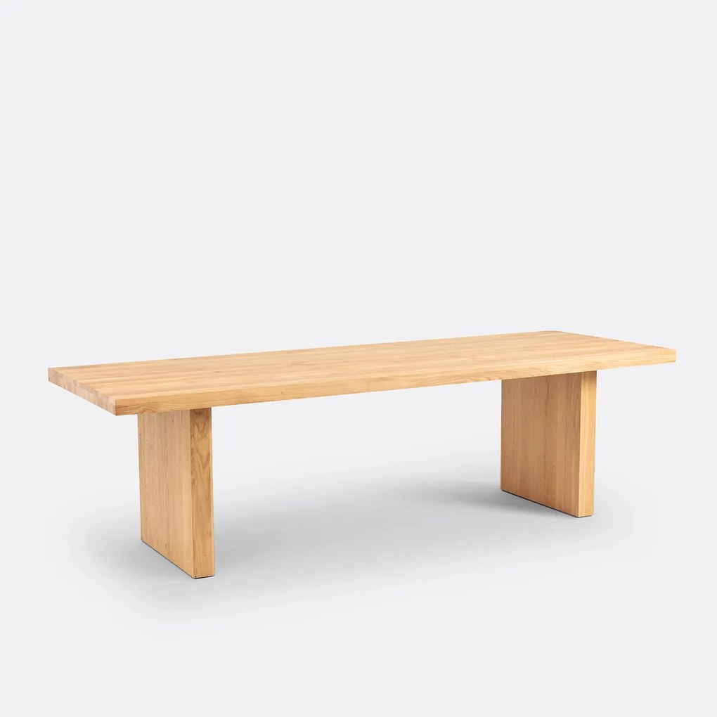 Tafel 8/10 personen massief eik, Vova