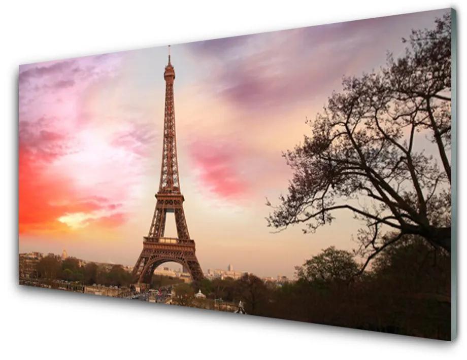 Plexiglas foto Eiffeltoren architectuur 100x50 cm