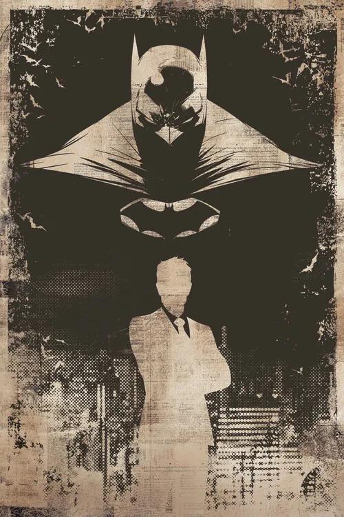 Kunstafdruk Batman - Silhouettes, (26.7 x 40 cm)