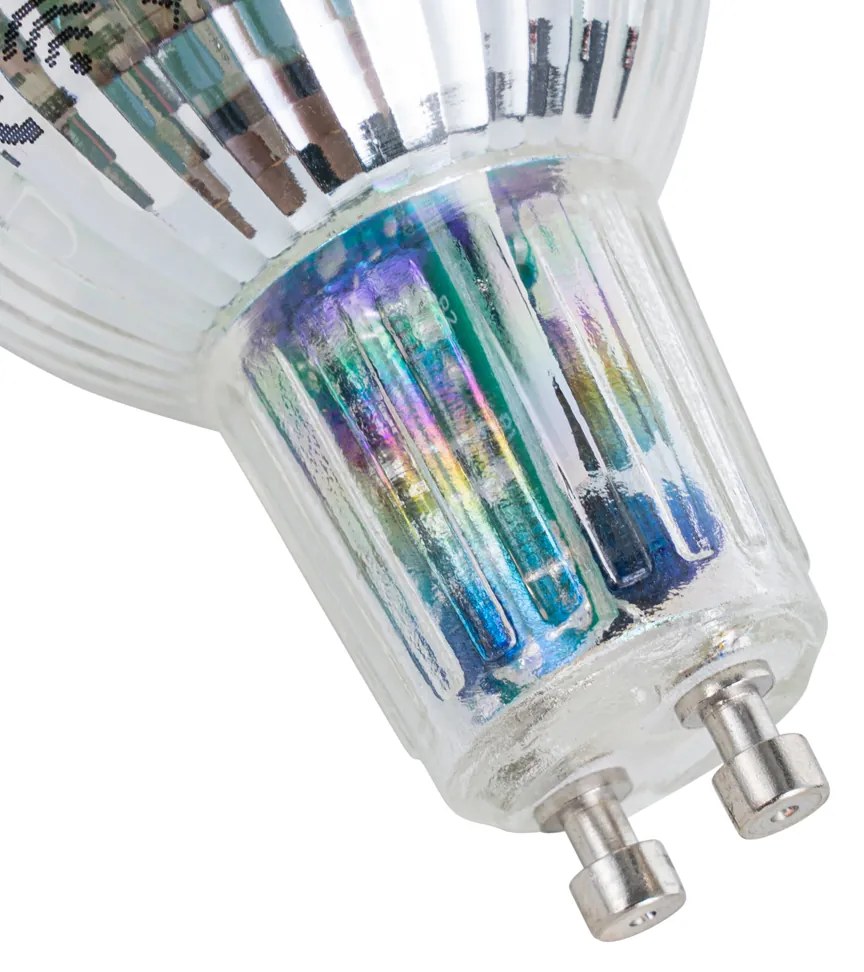 Set van 5 smart GU10 50mm dimbare LED lampen 4.7W 345 lm 2700-6500K