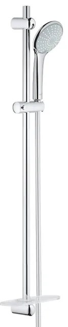 GROHE Euphoria 110 Duo Glijstangset - 90cm - ronde handdouche - 2 straalsoorten - gladde doucheslang - met zeepschaal - chroom 27225001