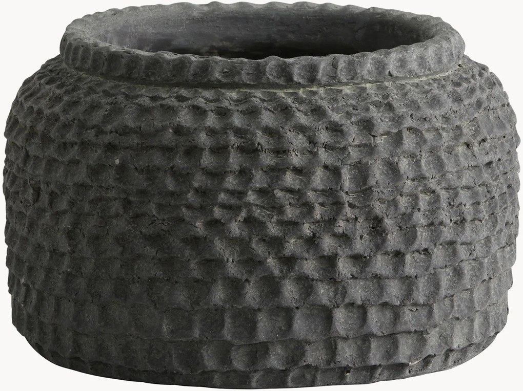 Handbeschilderde plantenpot Aoba van beton