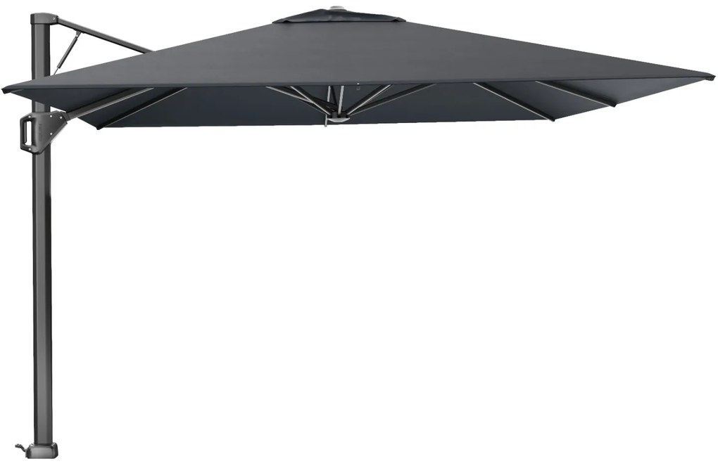 Platinum Beaufort Premium 3,2x3,2 m - Faded Black met voet en hoes