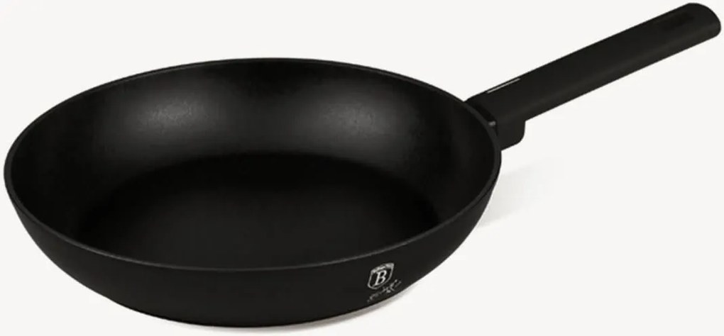 Braadpan Matte Black met antiaanbaklaag, in verschillende formaten