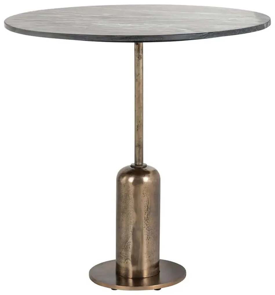 Richmond Interiors Logan Marmeren Eettafel Diameter 75 Cm - 75 X 75cm.