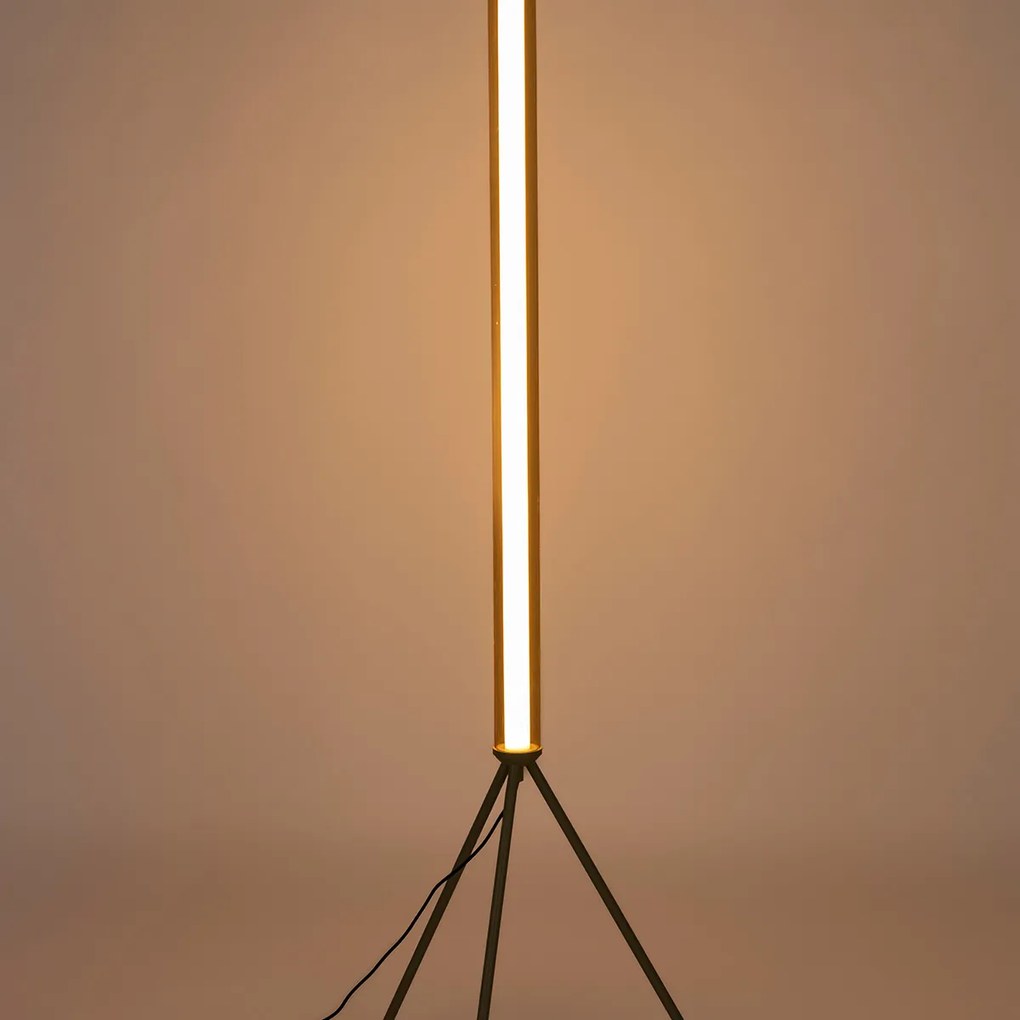 Zuiver Scotty Design Vloerlamp Buis Beige