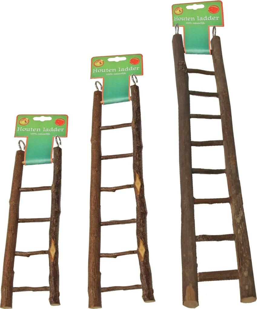 Houten ladder 5 traps Natural