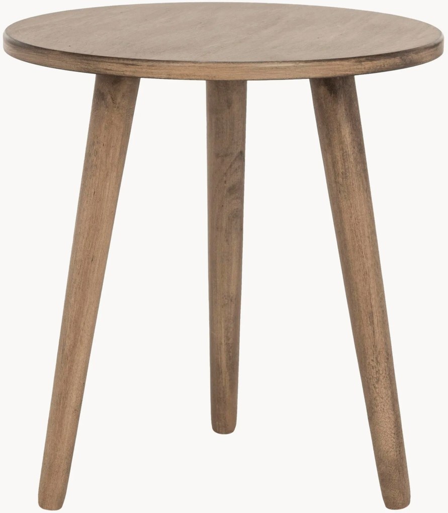 Ronde bijzettafel Orion van grenenhout
