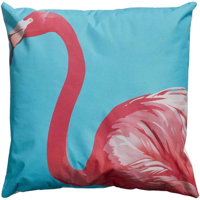 Kussen Flamingo Grijs Multicolor
