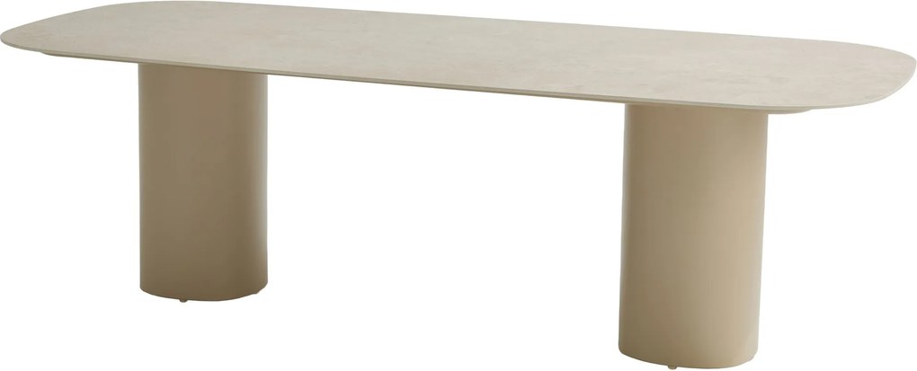 Bosco dining tuintafel 240x105xH75 cm keramiek sabbia panna latte Taste 4SO