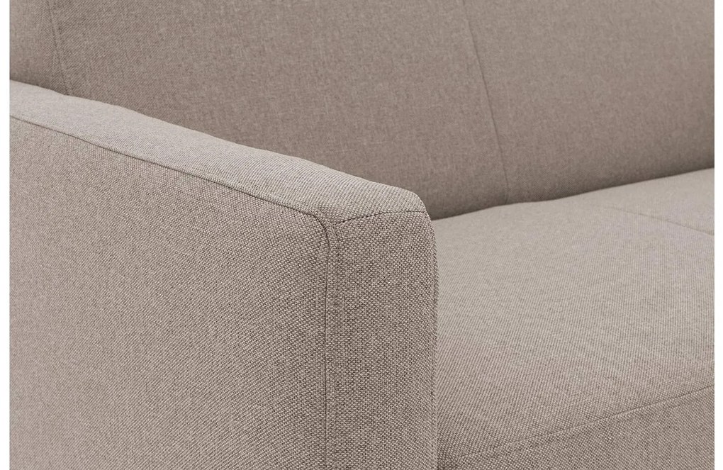 Goossens Key West grijs, stof, 2,5-zits, modern design