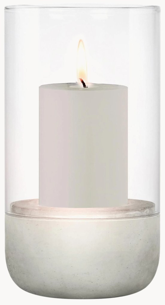 Windlicht Calma van glas, H 23 cm
