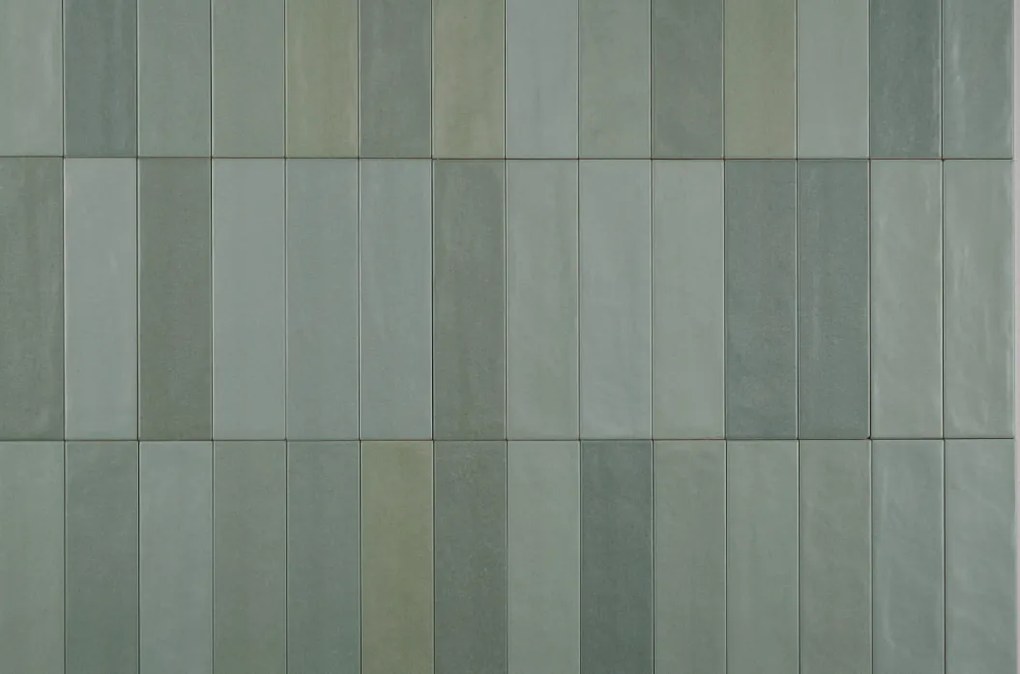 DTG Tempo wandtegel 6.5x25cm groen mat