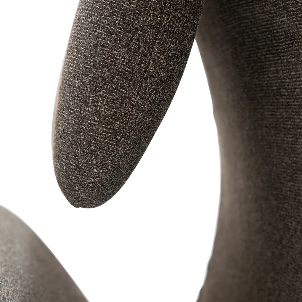 Dan-Form Dubna Design Lounge Stoel Boucle Pebble Grey