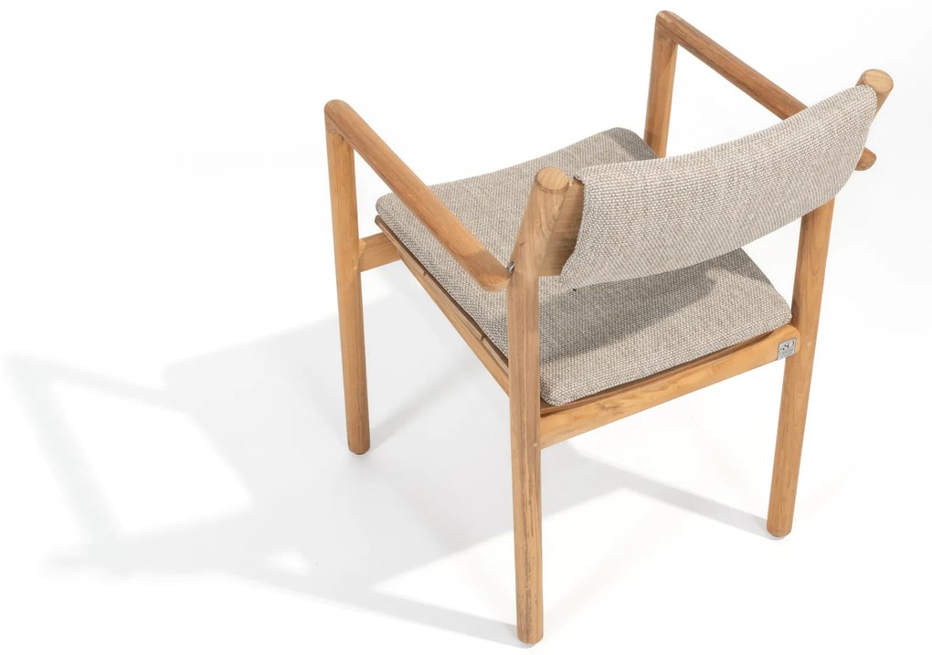 4 Seasons Outdoor Levi teakhouten stapelstoel SALE Tuinstoel houtkleur weerbestendig