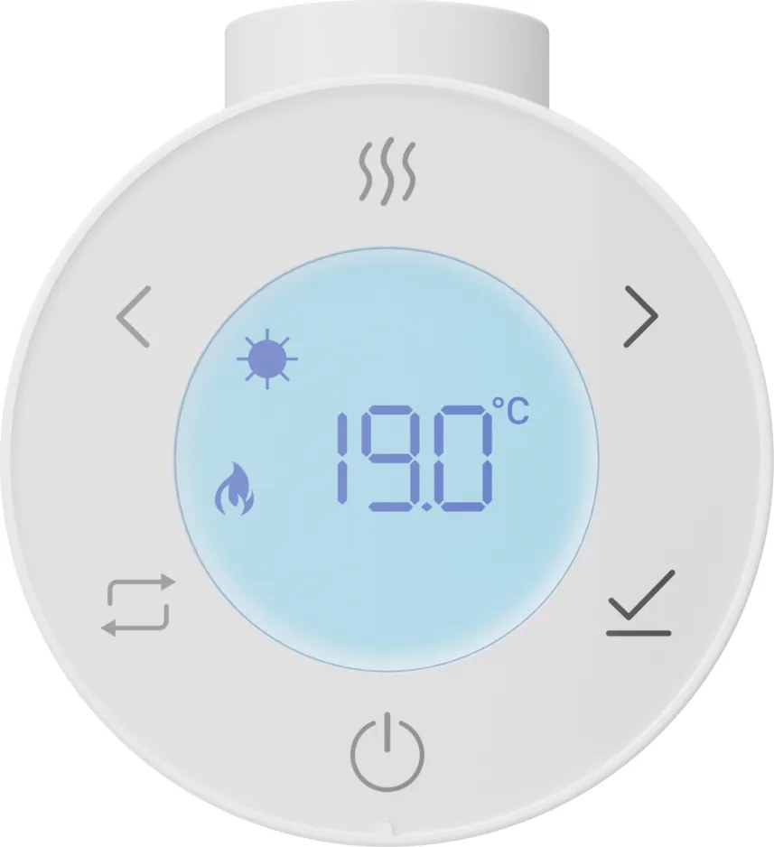 Plieger Nexus Cerchio thermostaat wit