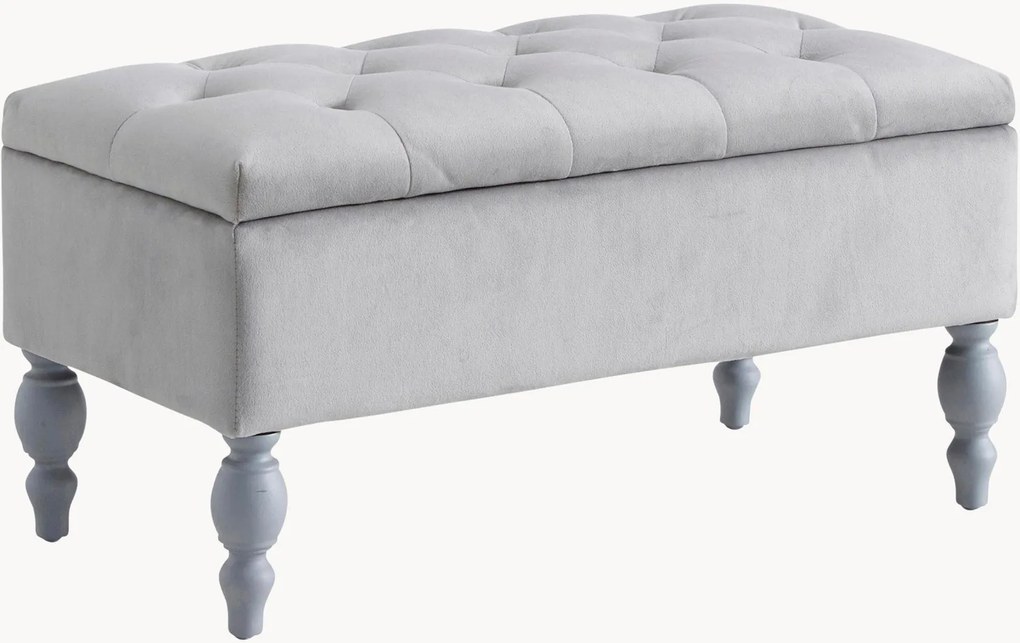 Fluwelen opbergbank Bella
