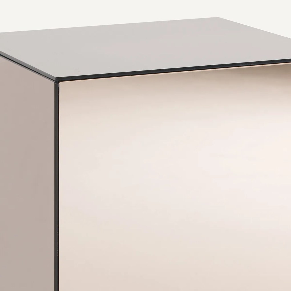 Bijzettafel in spiegel, klein model, Lumir
